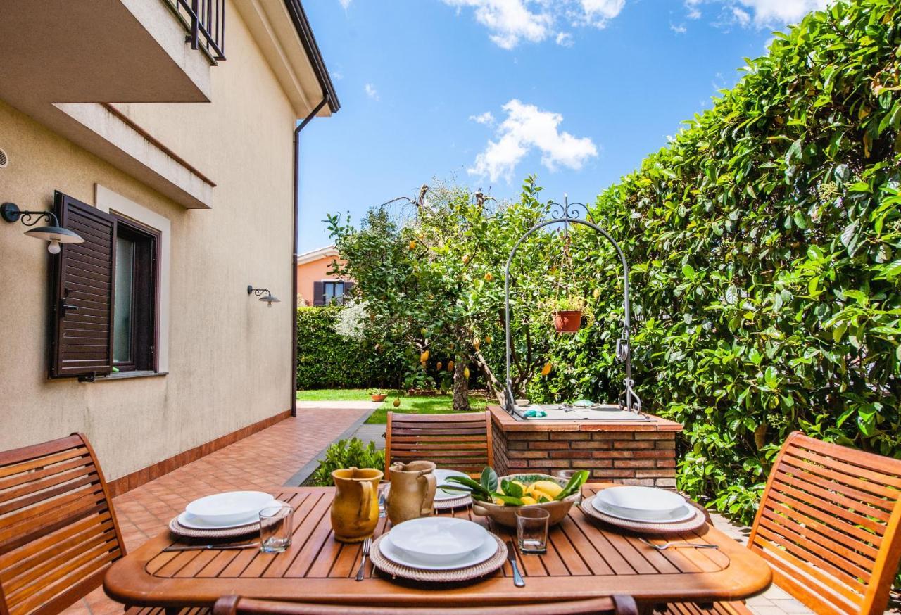Siliqua House With Garden By Wonderful Italy Villa Трекастани Екстериор снимка